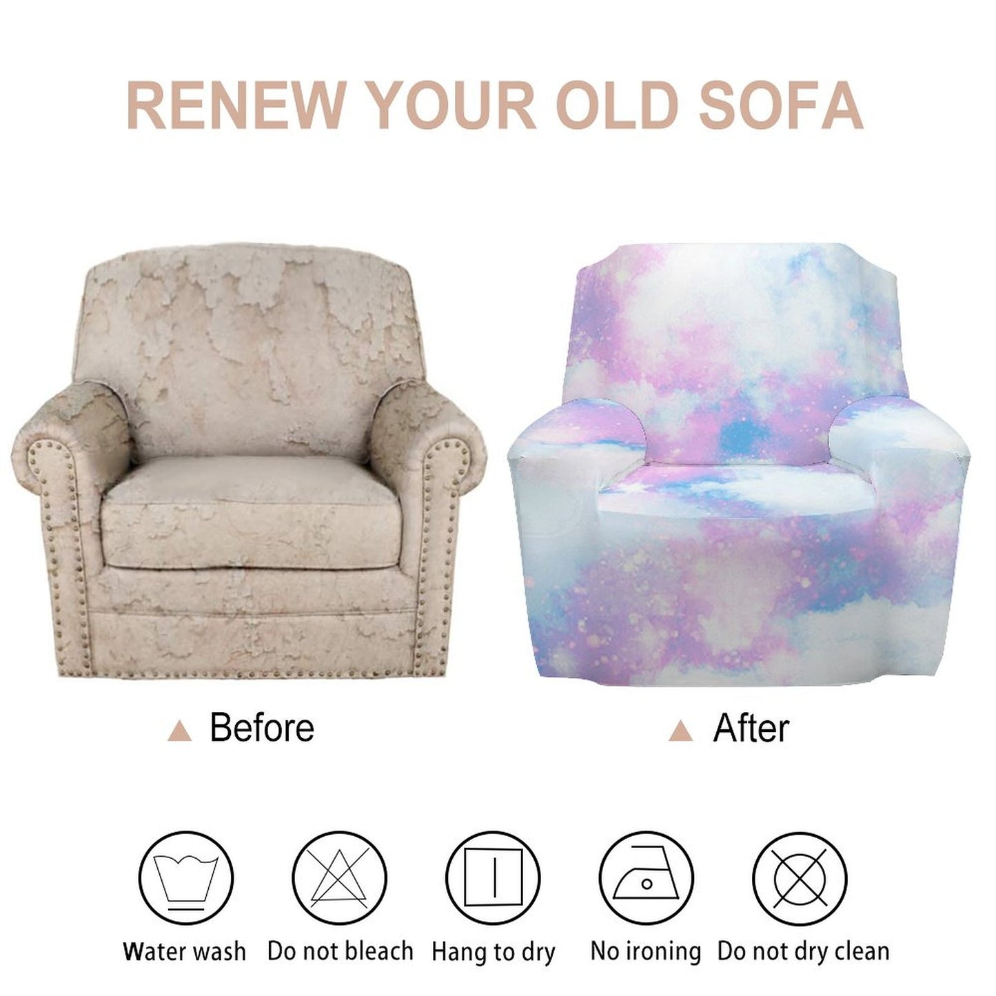 Online Customize Single Person Sofa Cover One Size