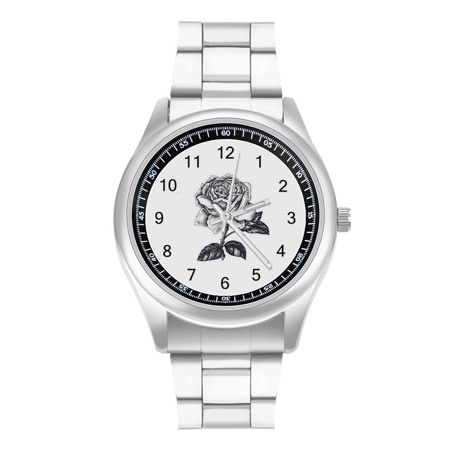Online Custom Watch Simple Steel Band Watch