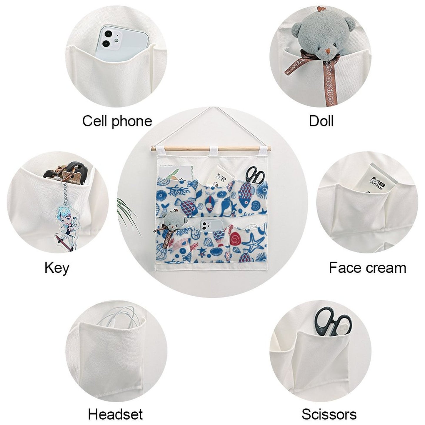 Online Customize Cotton Linen Storage Bag