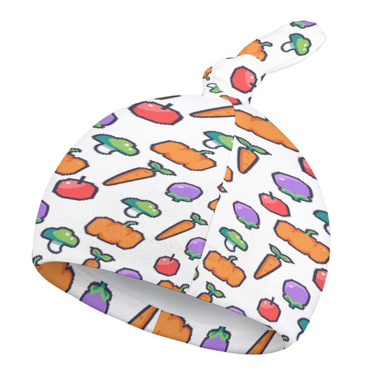 Online DIY Baby Pea Cap Pixel Food Fruit  Style 2PCS