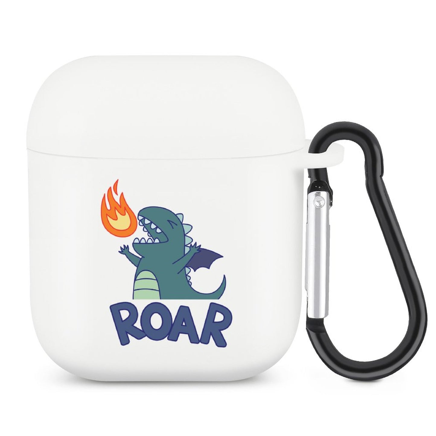 Online Customize Earbuds Case Cover for AirPods Fire Breathing Little Monster Roar