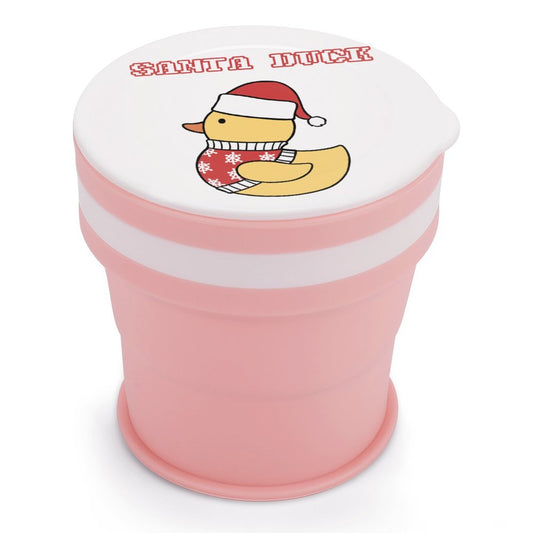 Online Custom Silicone Folding Cup Santa Duck Christmas Hat