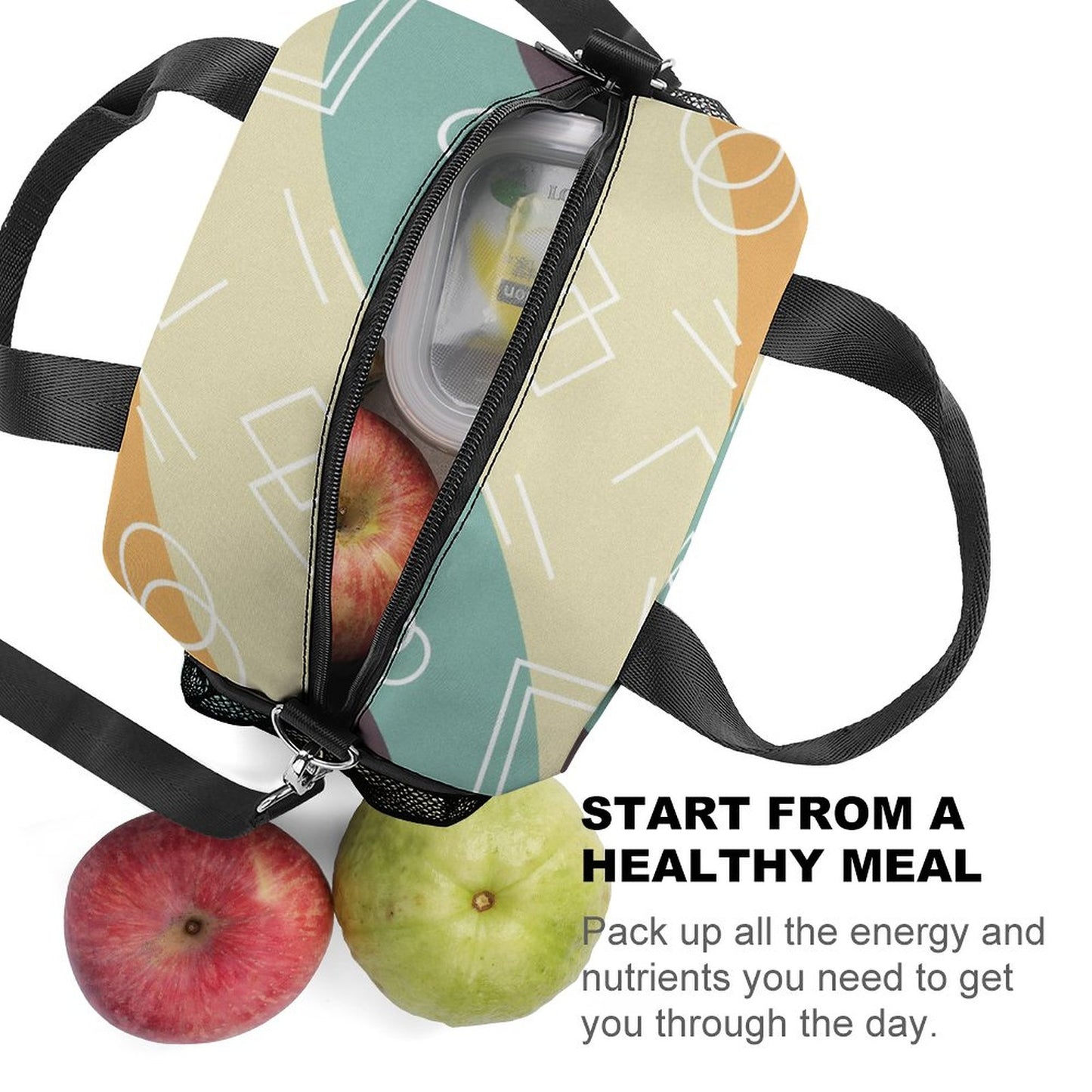 Online Customize Lunch Satchel Bag Color Line Design