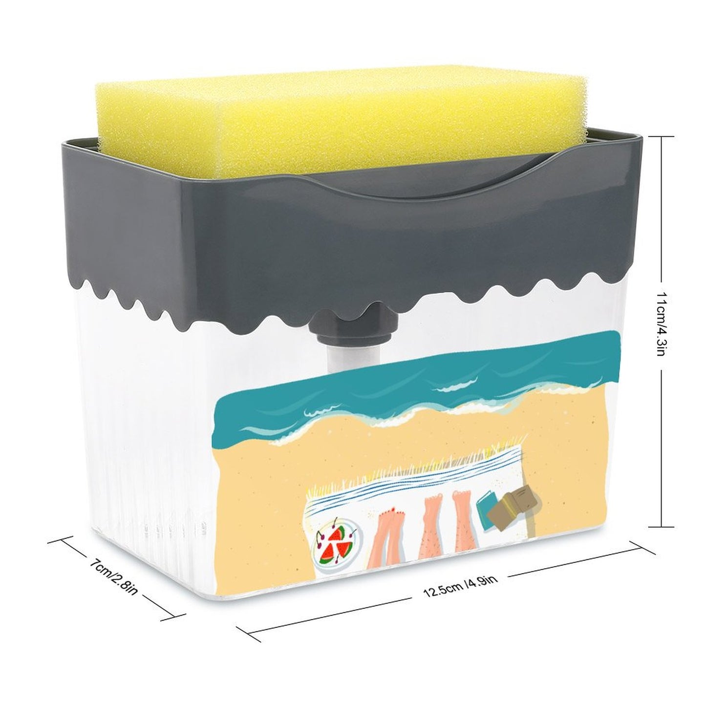 Online Customize Soap Dispenser Box Illustration Design