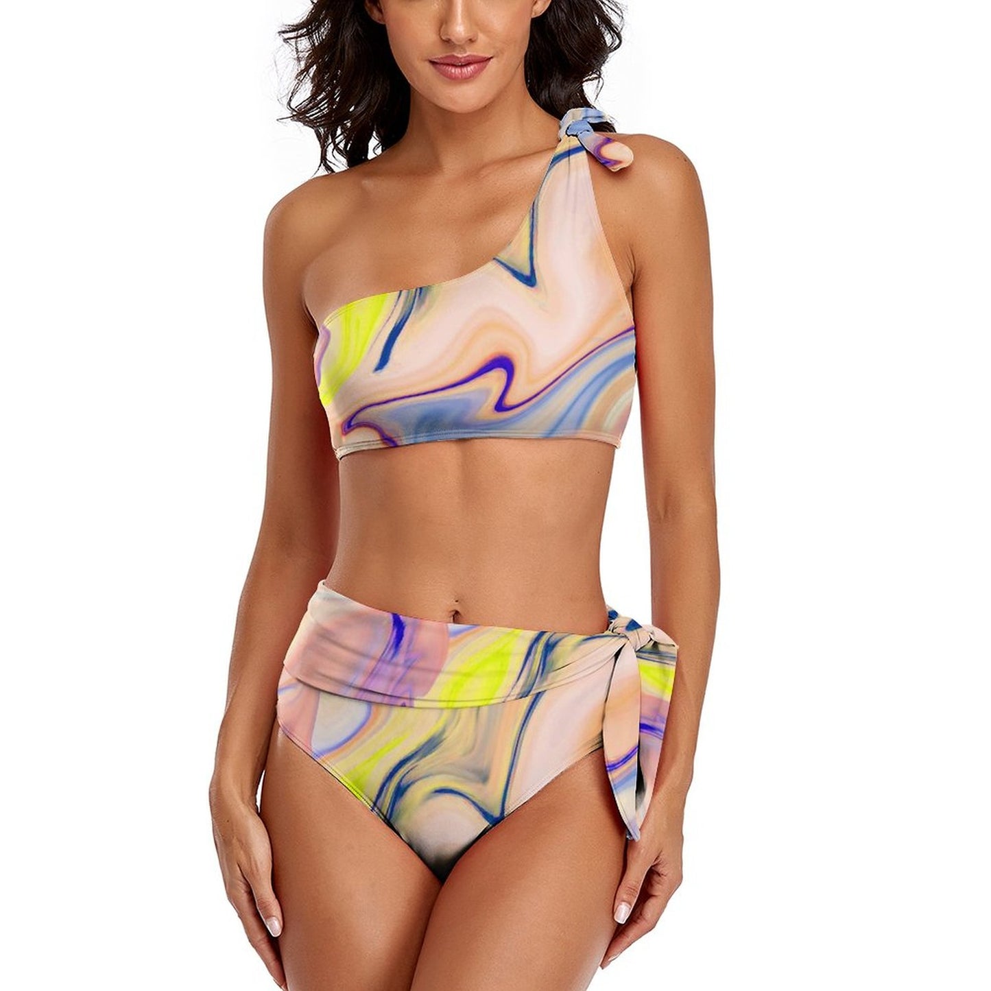 Online DIY Swimwear for Women Bikini Watercolour