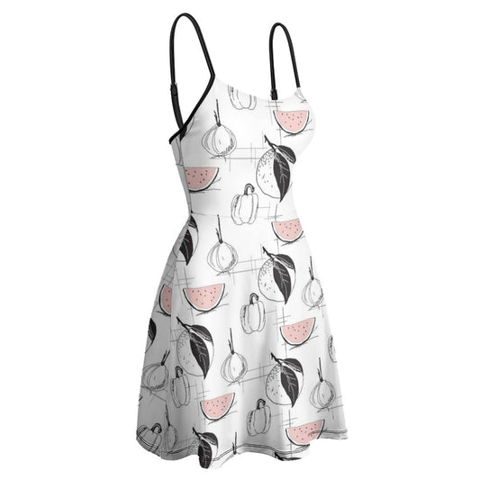 Online DIY Dress for Women Women's Sling Dress Watermelon