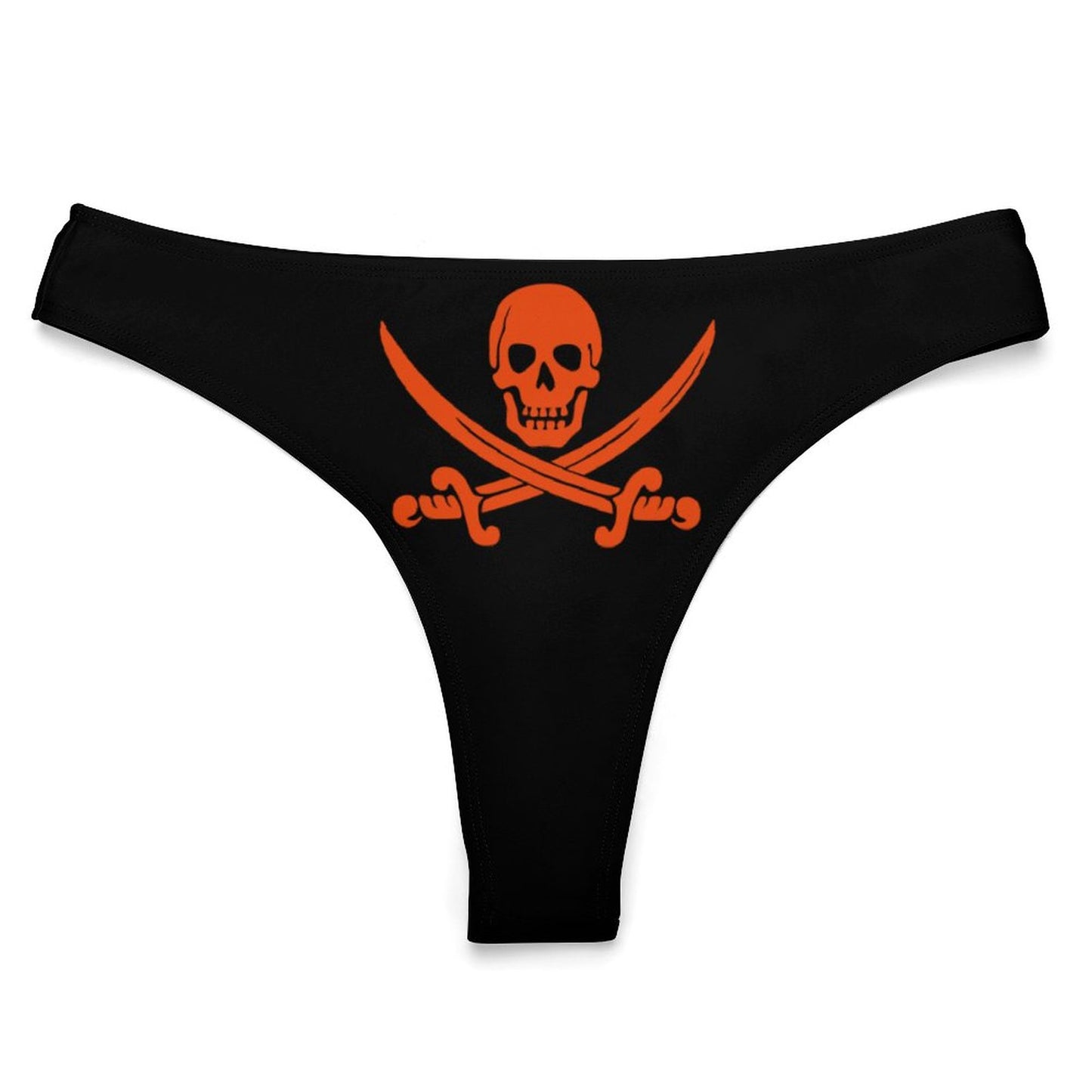 Online Custom Swimwear for Women T-back Halloween Skull
