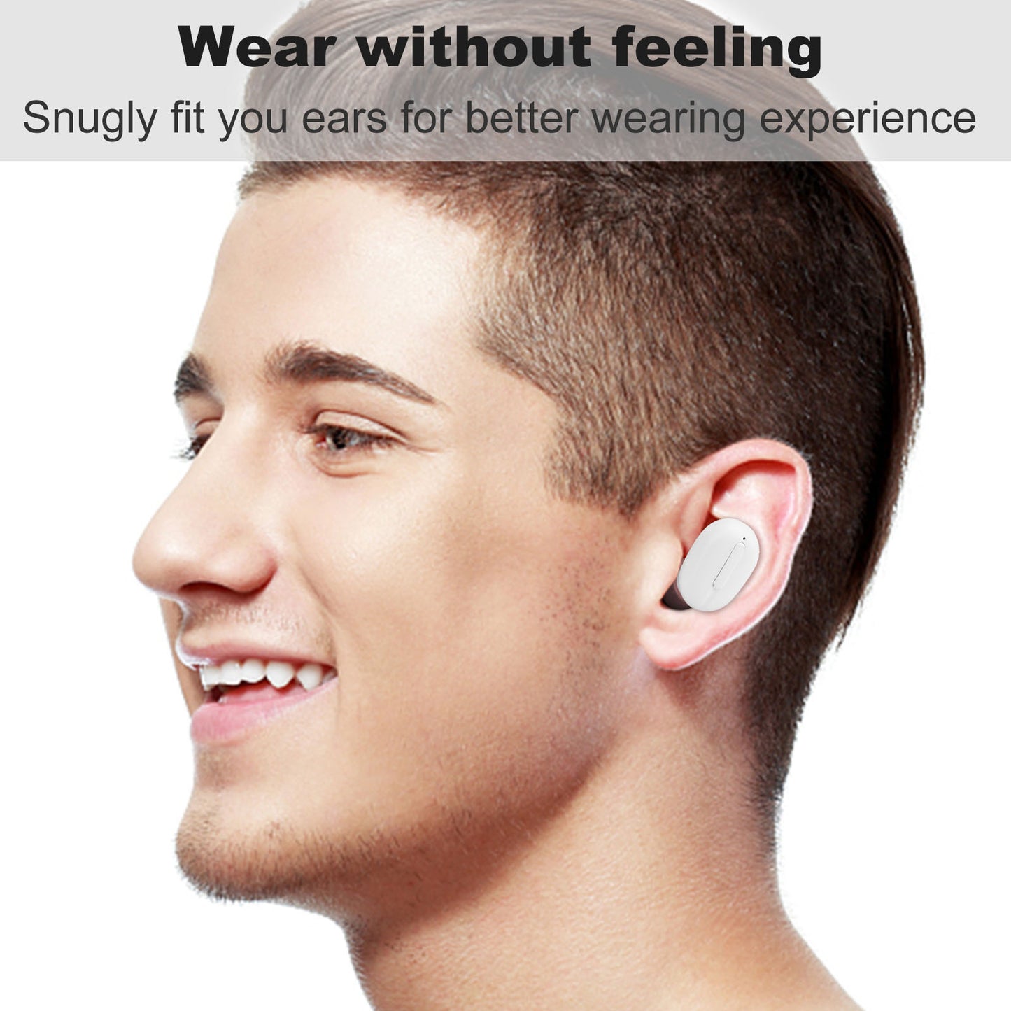 Online Custom Bluetooth Earbuds Colorful Pattern Face Life with A Smile
