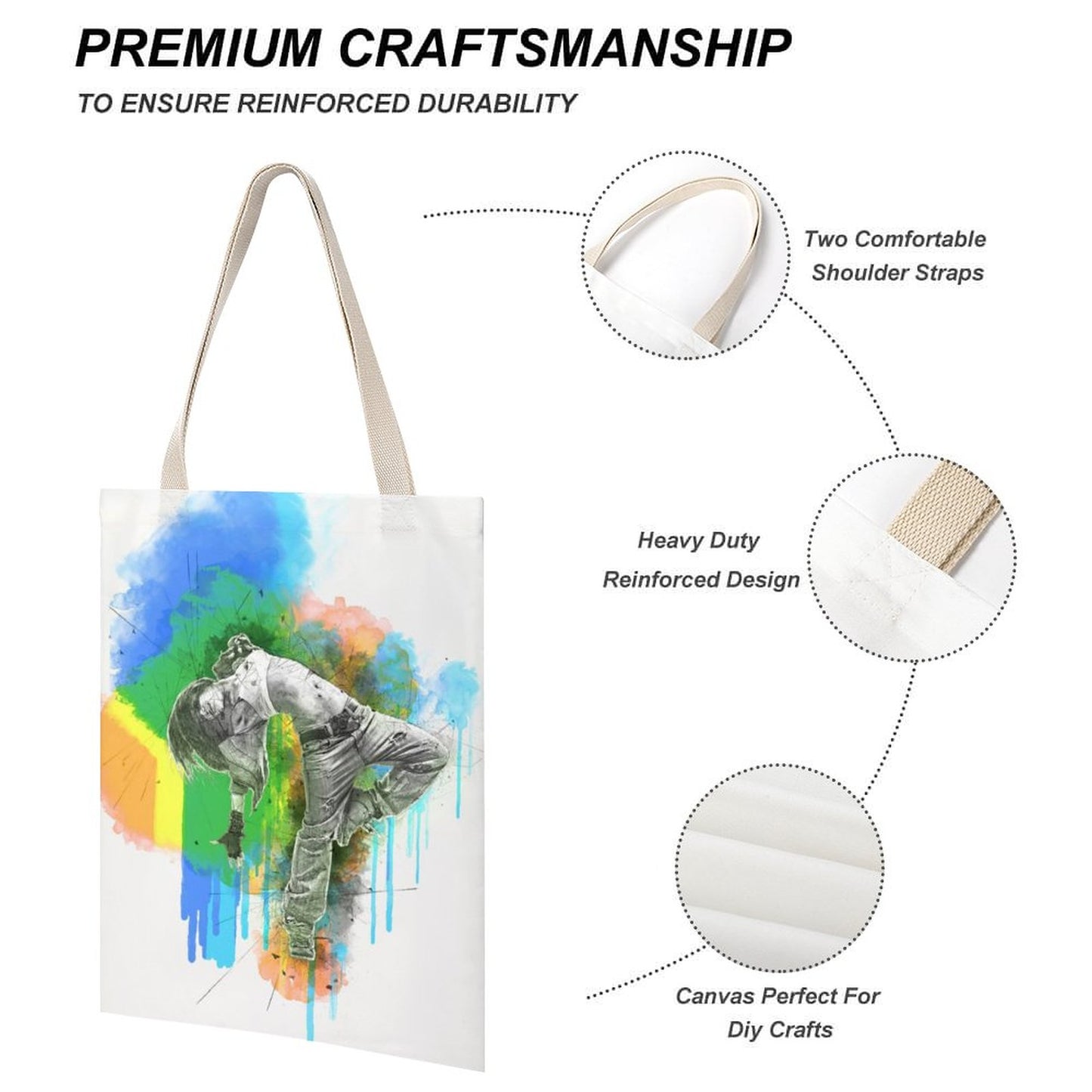 Online Customize Canvas Tote Bag 35*45cm
