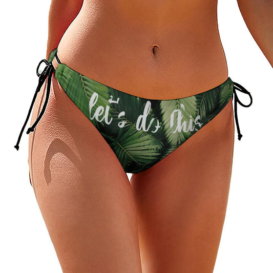 Online Customize Swimwear for Women Women's Bikini Swim Trunks Let's Do This