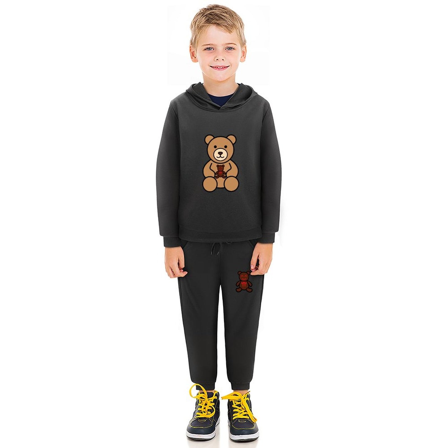 Online Customize Youth Hoodie Set Three Little Teddy Bear Teddy Bears