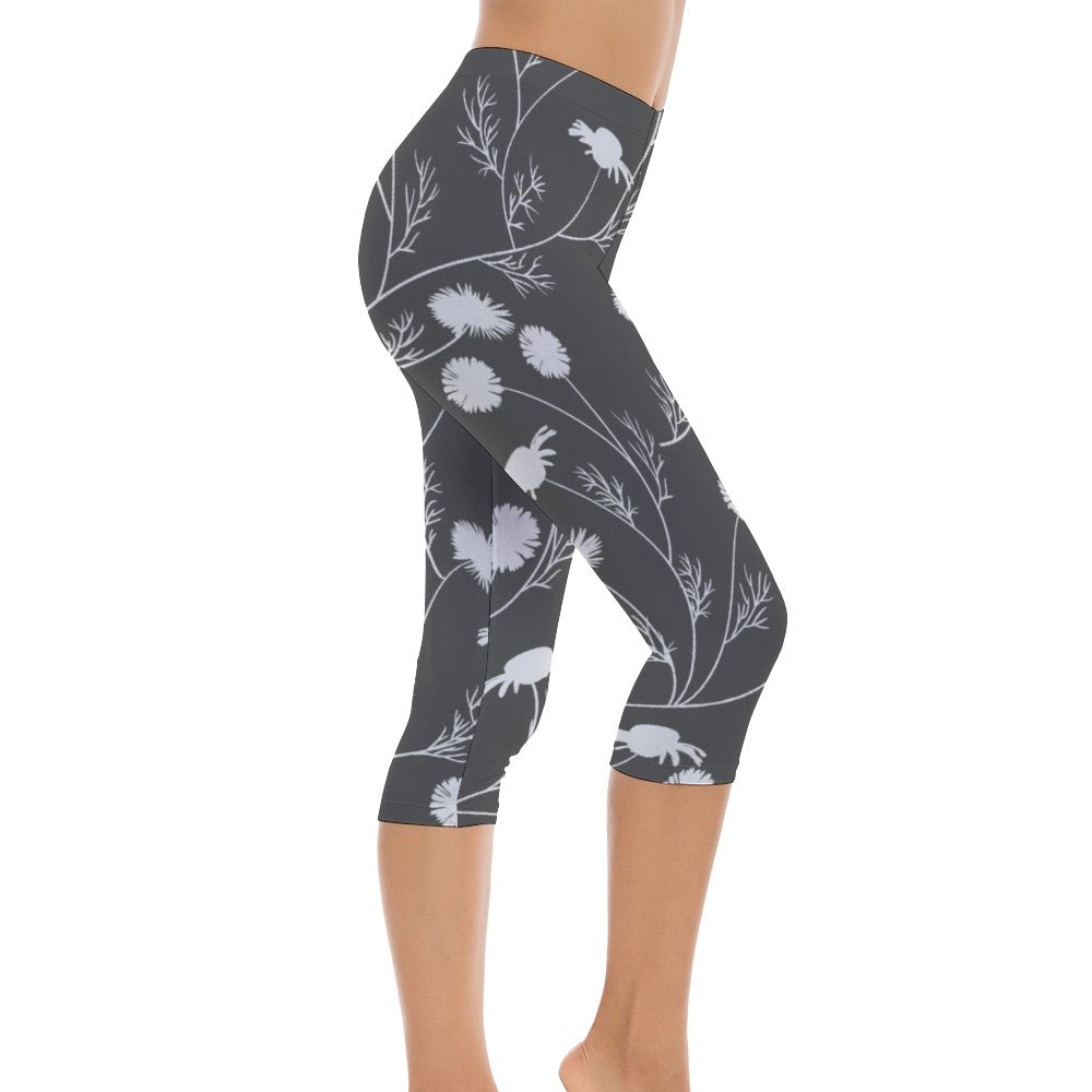 Online Custom Sportswear for Women Yoga Pants Flowers