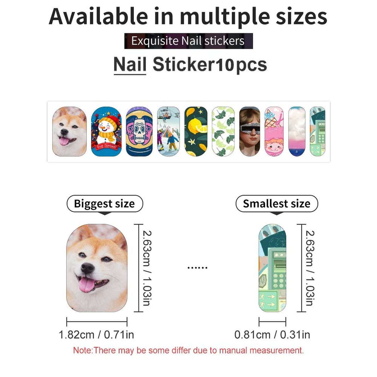 Online Custom Nail Stickers Life Illustrator