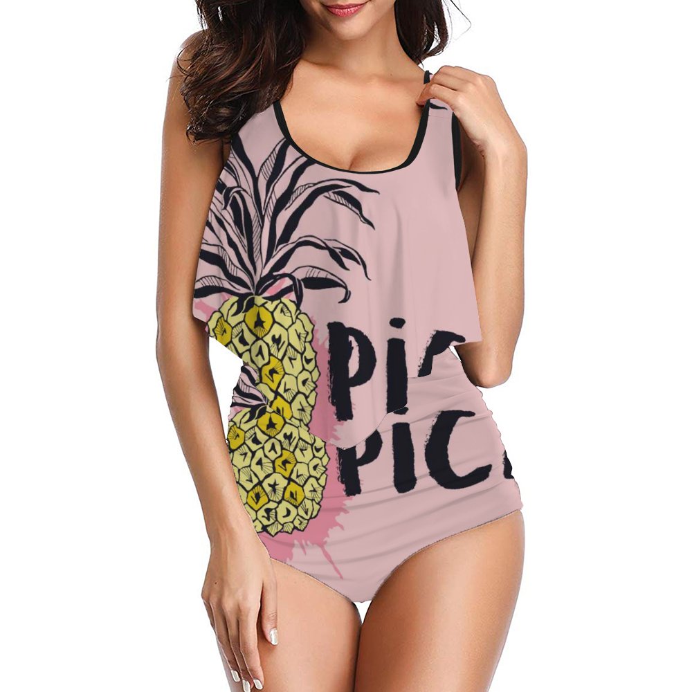 Online DIY Swimwear for Women Bikini Swimwear Pineapple