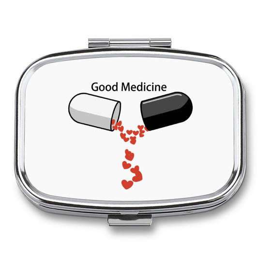 Online DIY Portable Medicine Box Capsule Red Love Care Pill Box