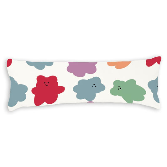 Online Customize Polyester Pillow Case Single-sided Printing Little Bear White-style 20"×54" Only Pillowcase