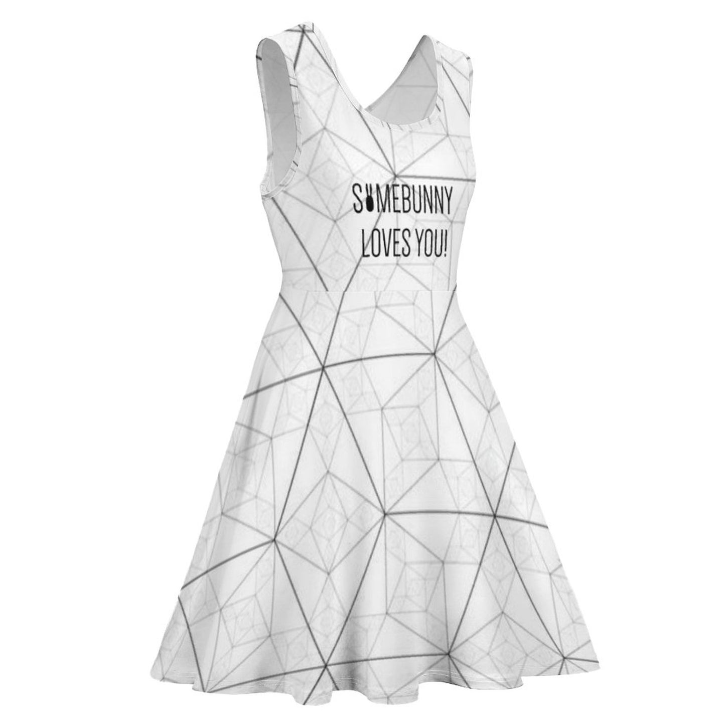 Online Customize Dress for Women Round Neck Dress