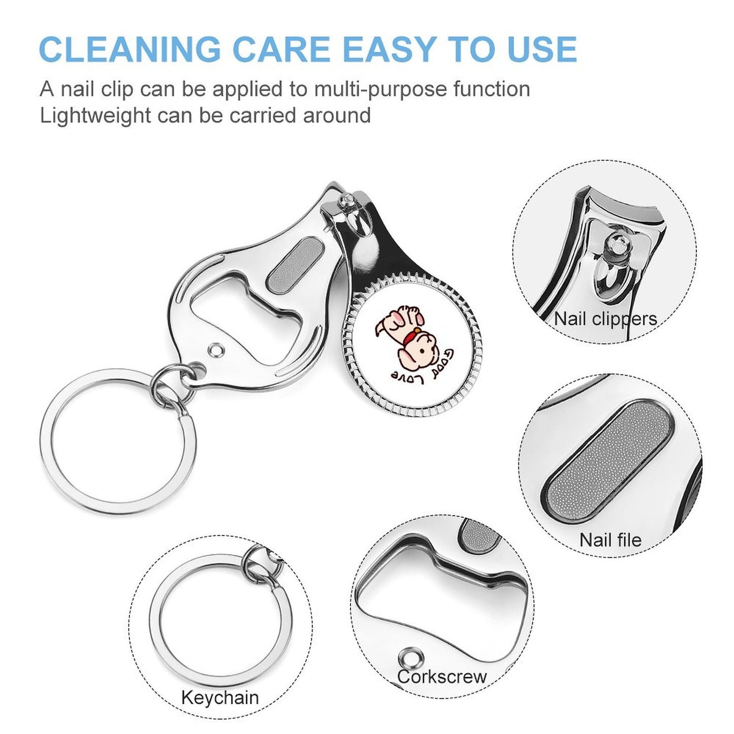 Online DIY Nail Cutters Nail Clippers Bottle Opener