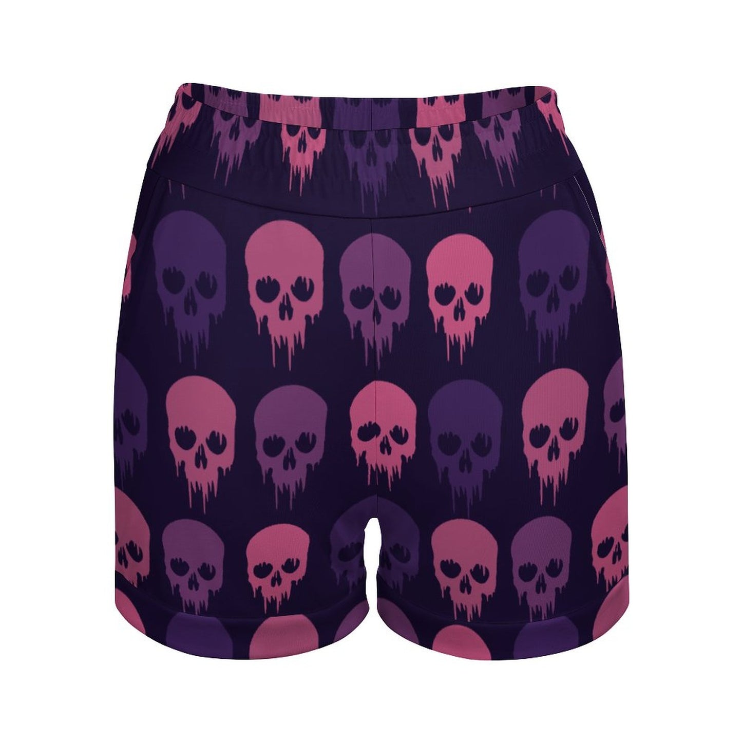 Online Customize Shorts for Women Women's Shorts Colored Skull
