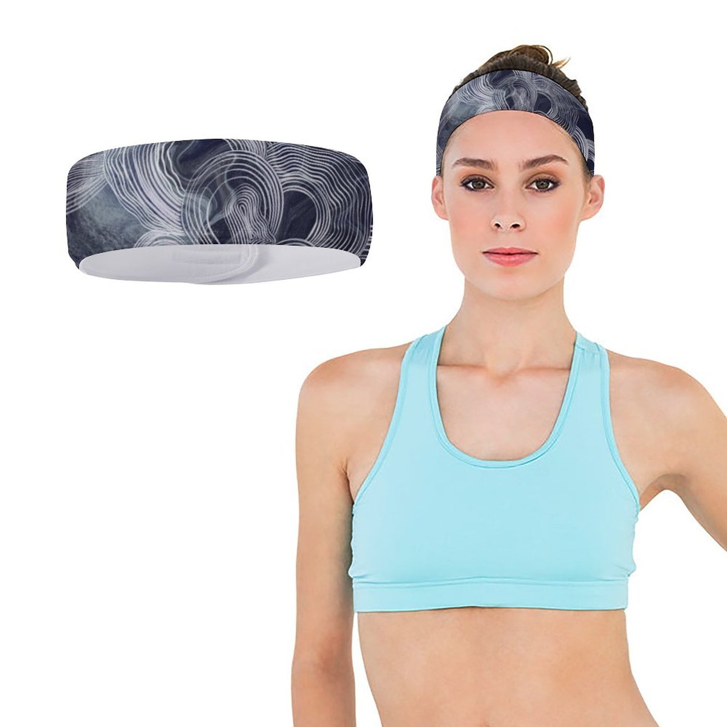 Online Customize Sports Turban Sports Sweat Absorbent Headband One Size