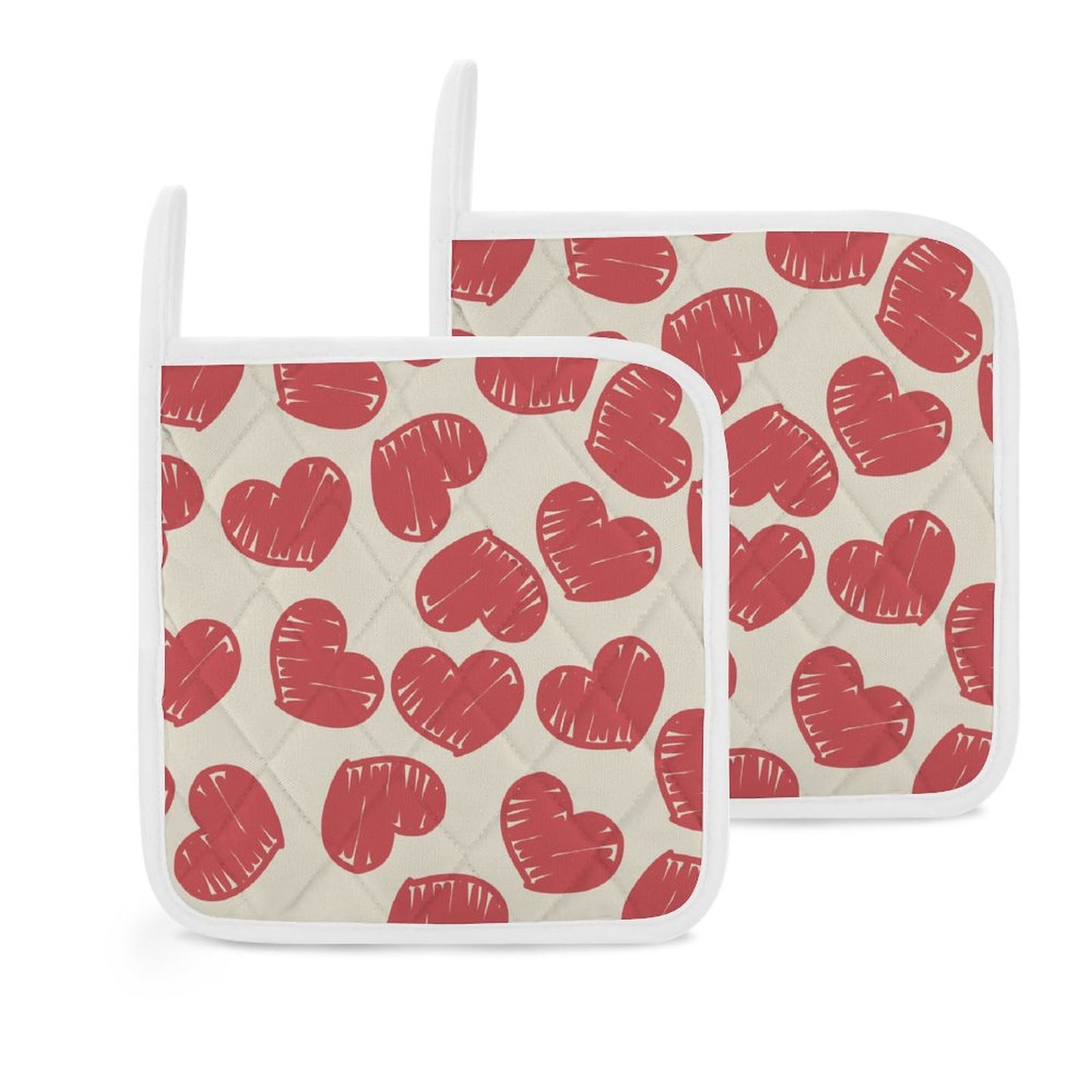 Online Customize Pot Holders Sets Love Doodle One Size
