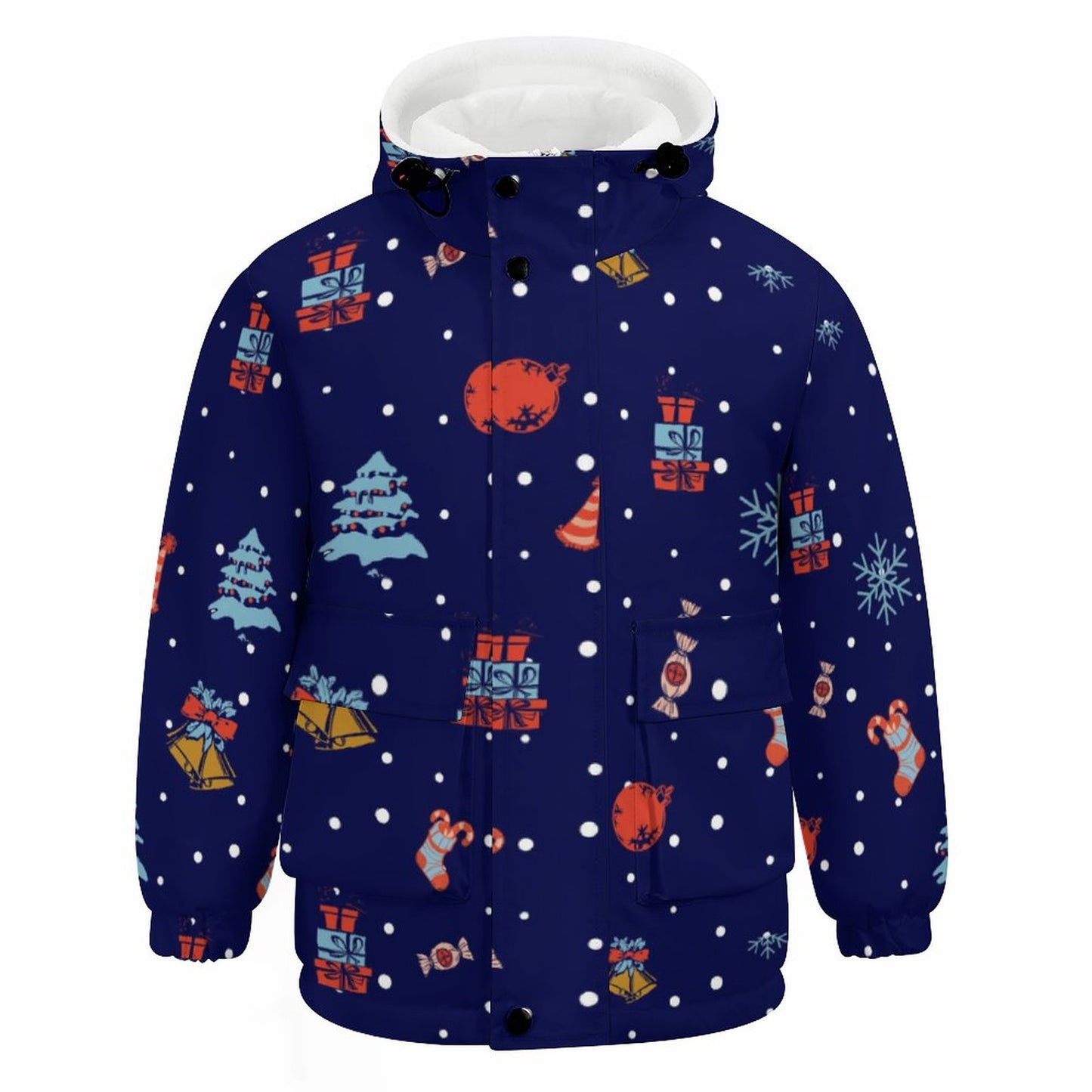 Online DIY Children's Plush Short Jacket Christmas Pattern Cute