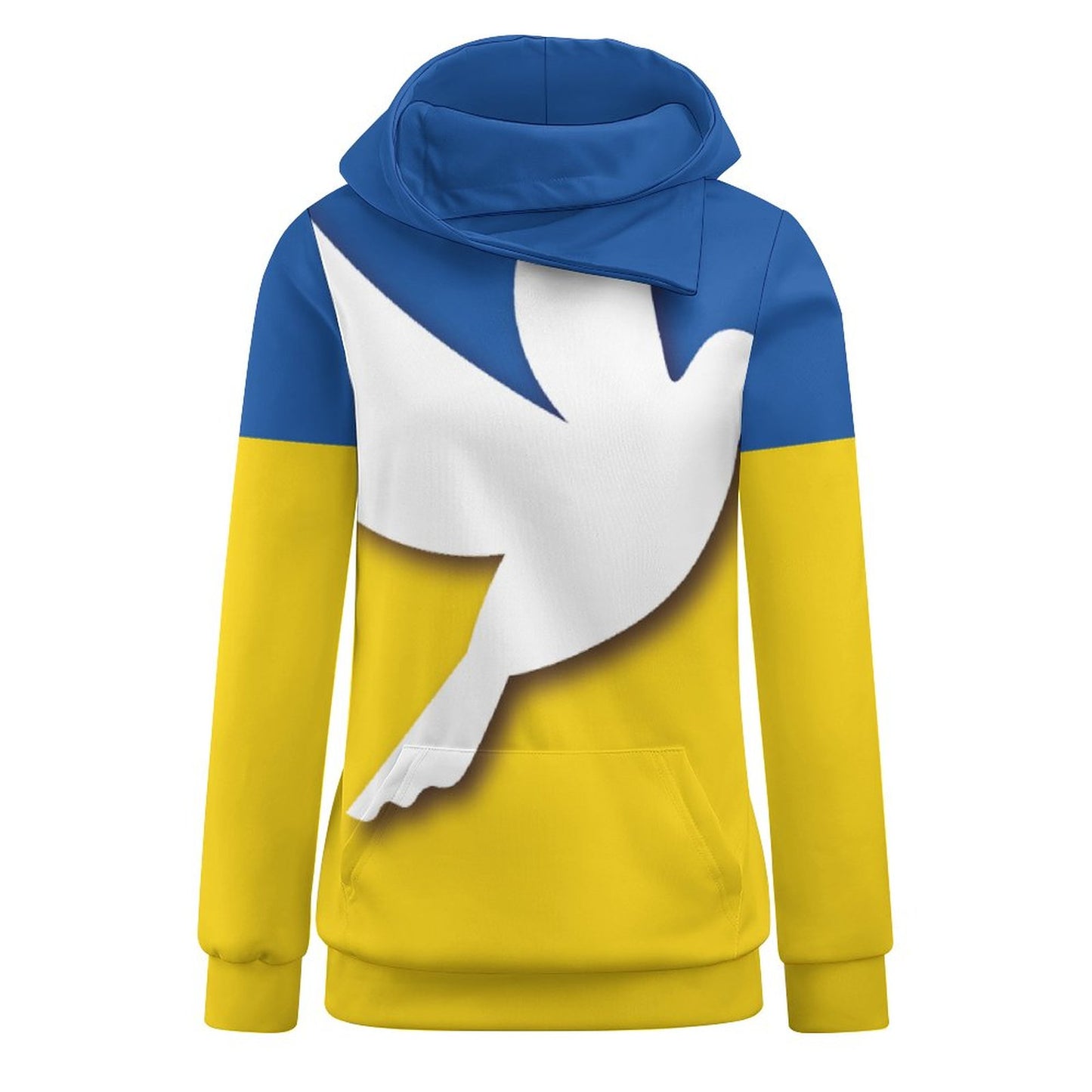 Online DIY Hoodie for Women Lapel Hoodie Dove of Peace Ukraine