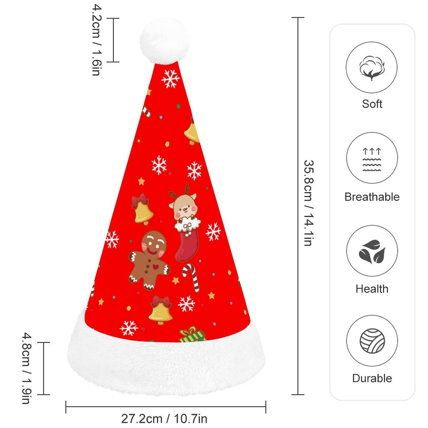 Online DIY Christmas Hat for Kids One Size