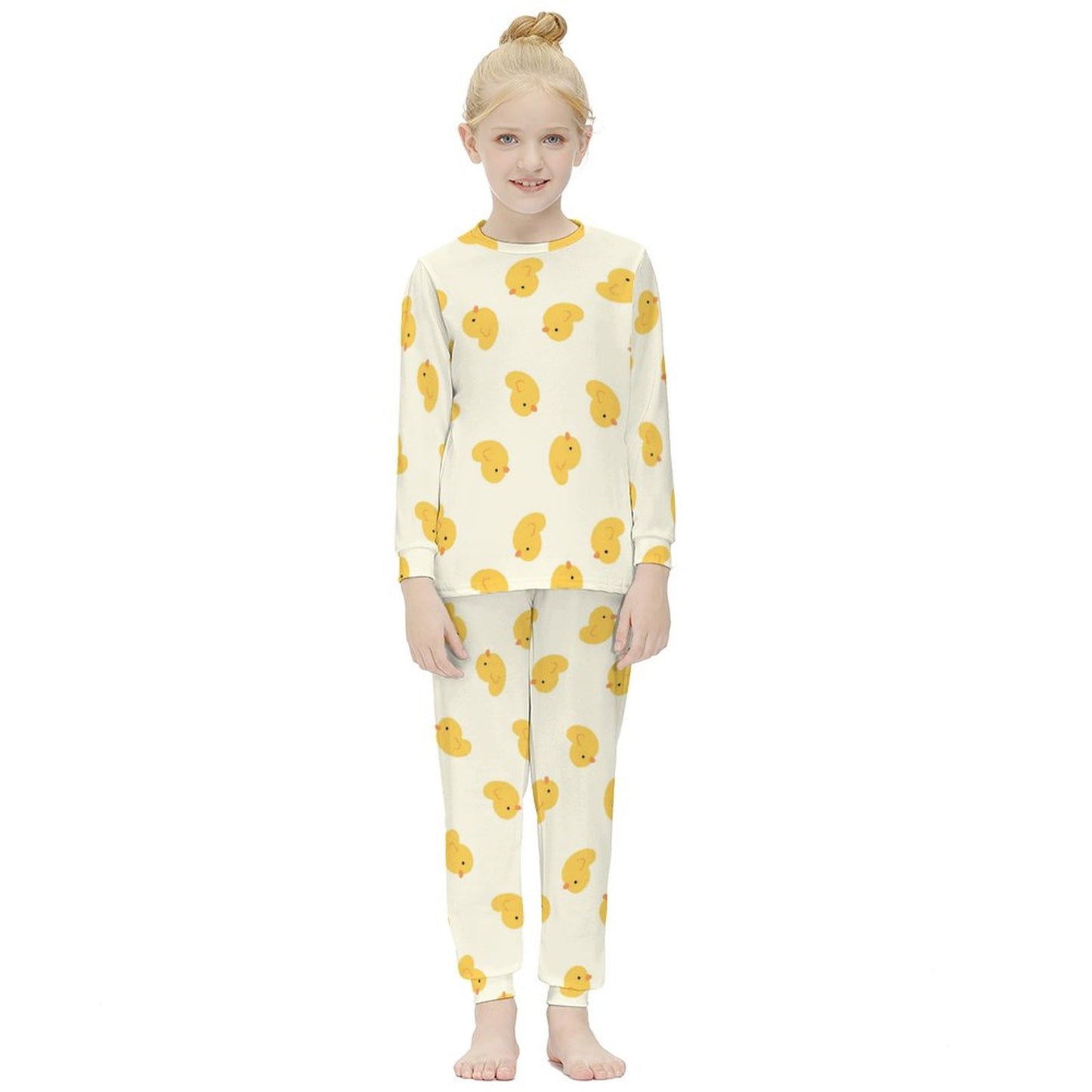 Online DIY Girl's Suit Yellow Duckling