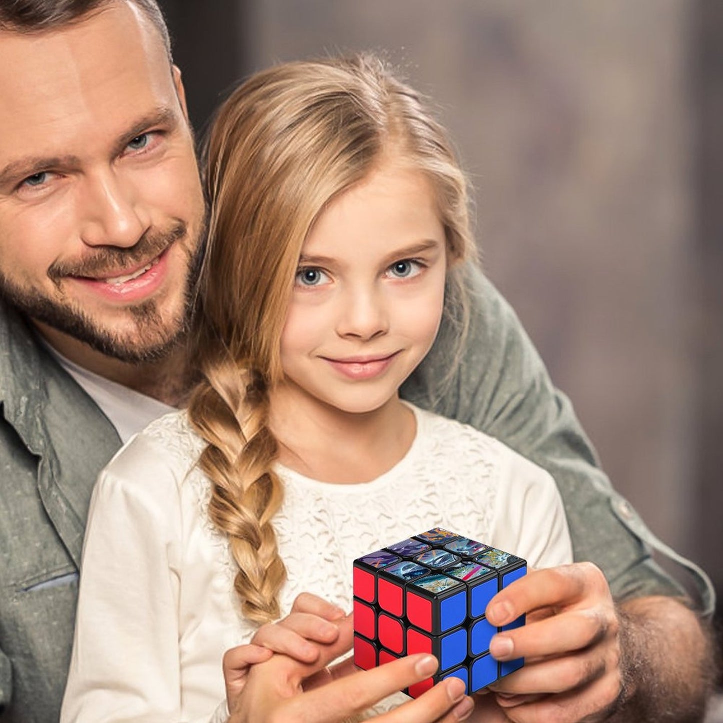 Online DIY Rubik's Cube Magic Cube One-sided Design