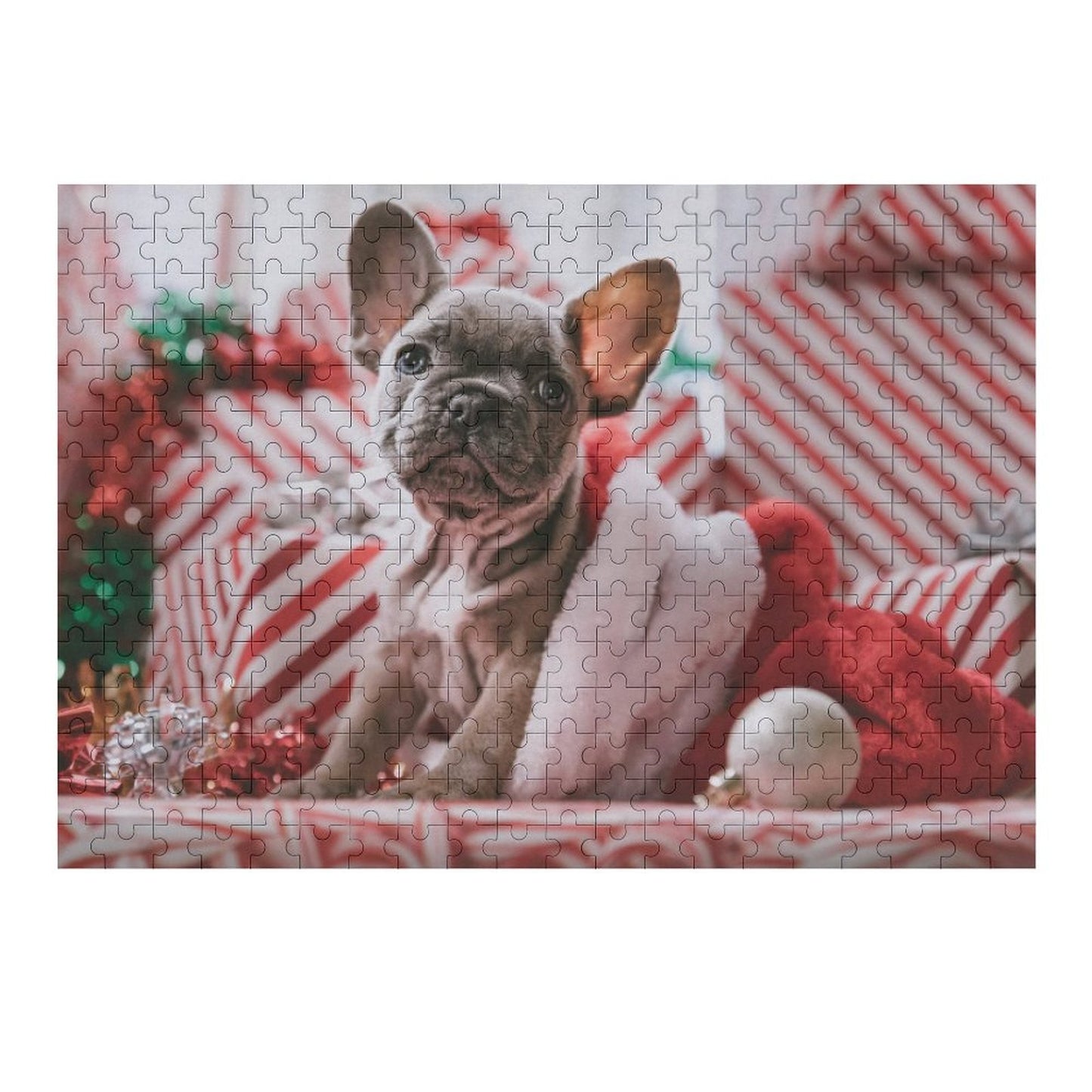 Online DIY Wooden Puzzle 300 Pics Christmas Dog