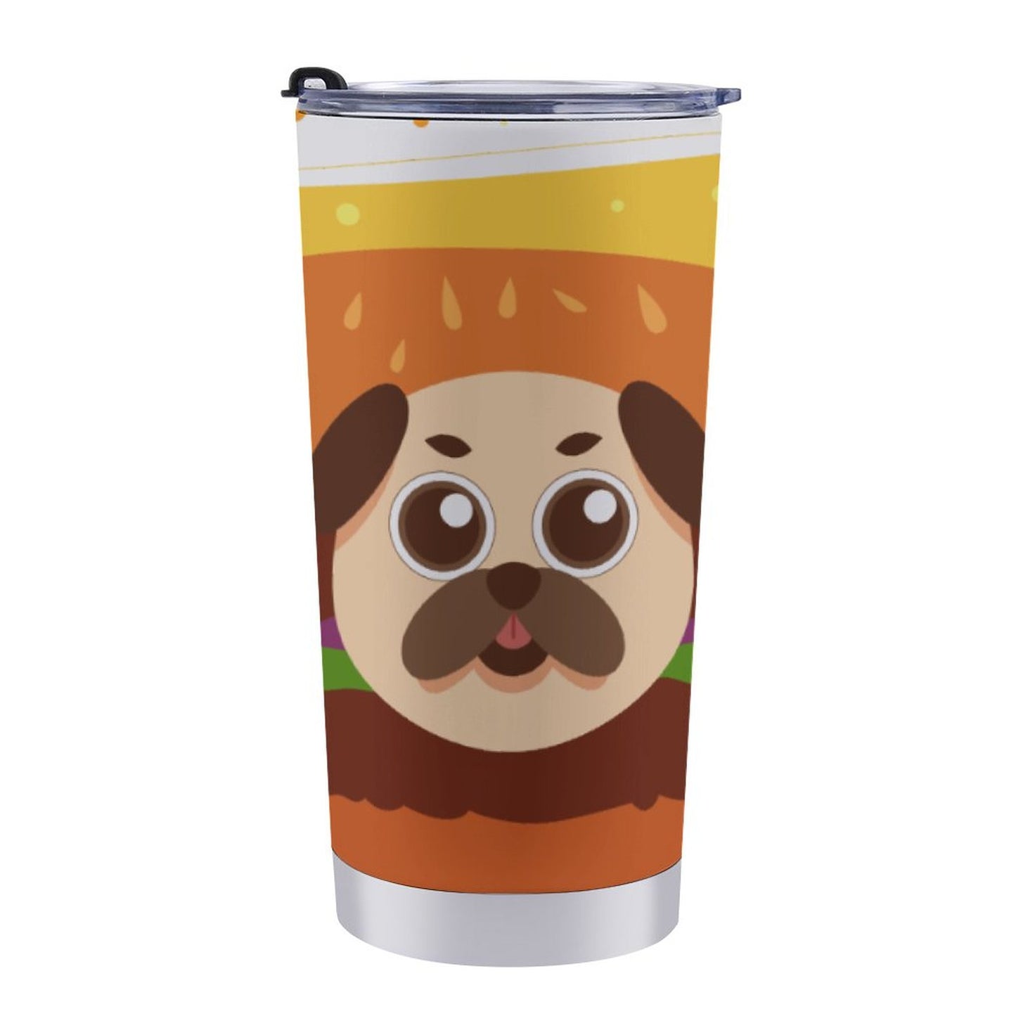 Online Customize Travel Coffee Mug Car Cup Popcorn Bulldog Hamburger One Size