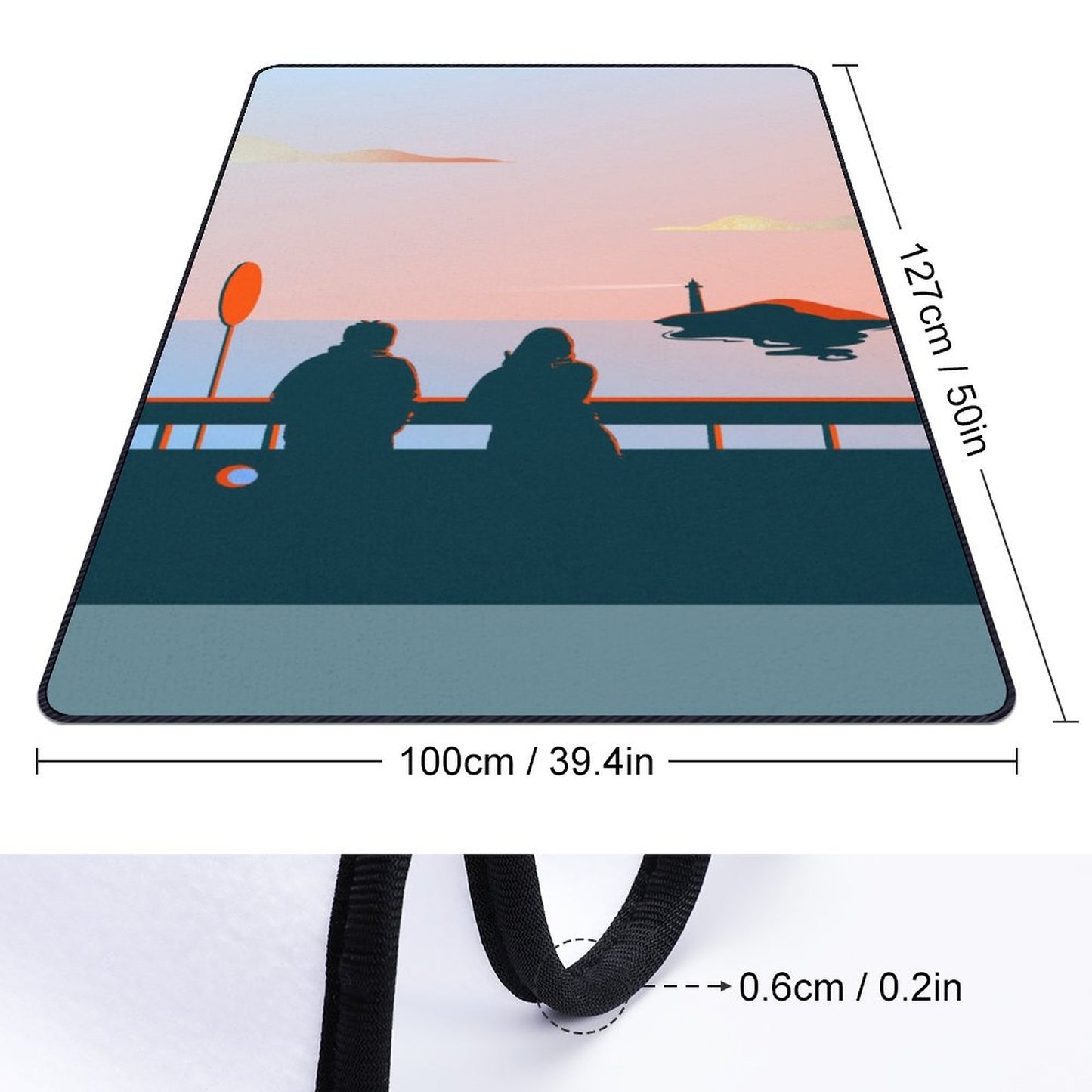 Online Customize Blanket Watch The Sea Together Illustration