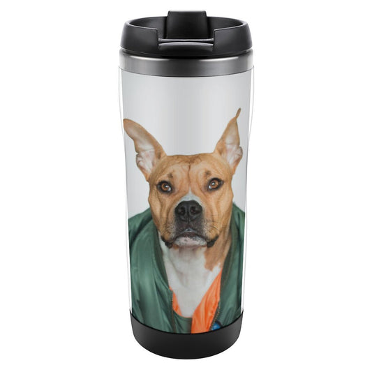 Online DIY Travel Mug Right And Wrong Dogs Hip Hop Pets Style One Size