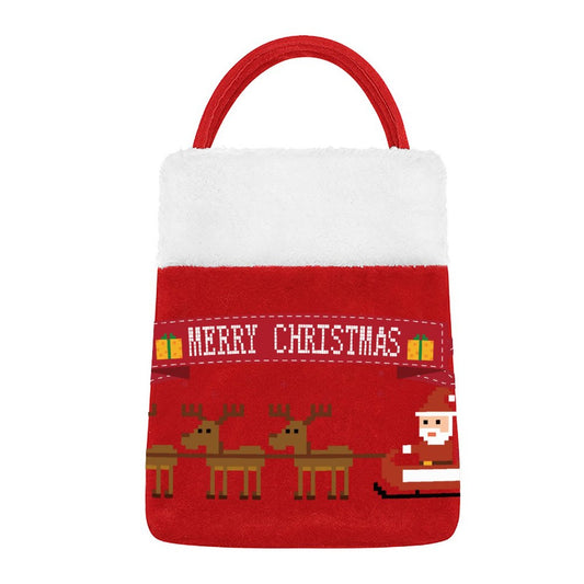 Online Customize Christmas Gift Bag Red One Size