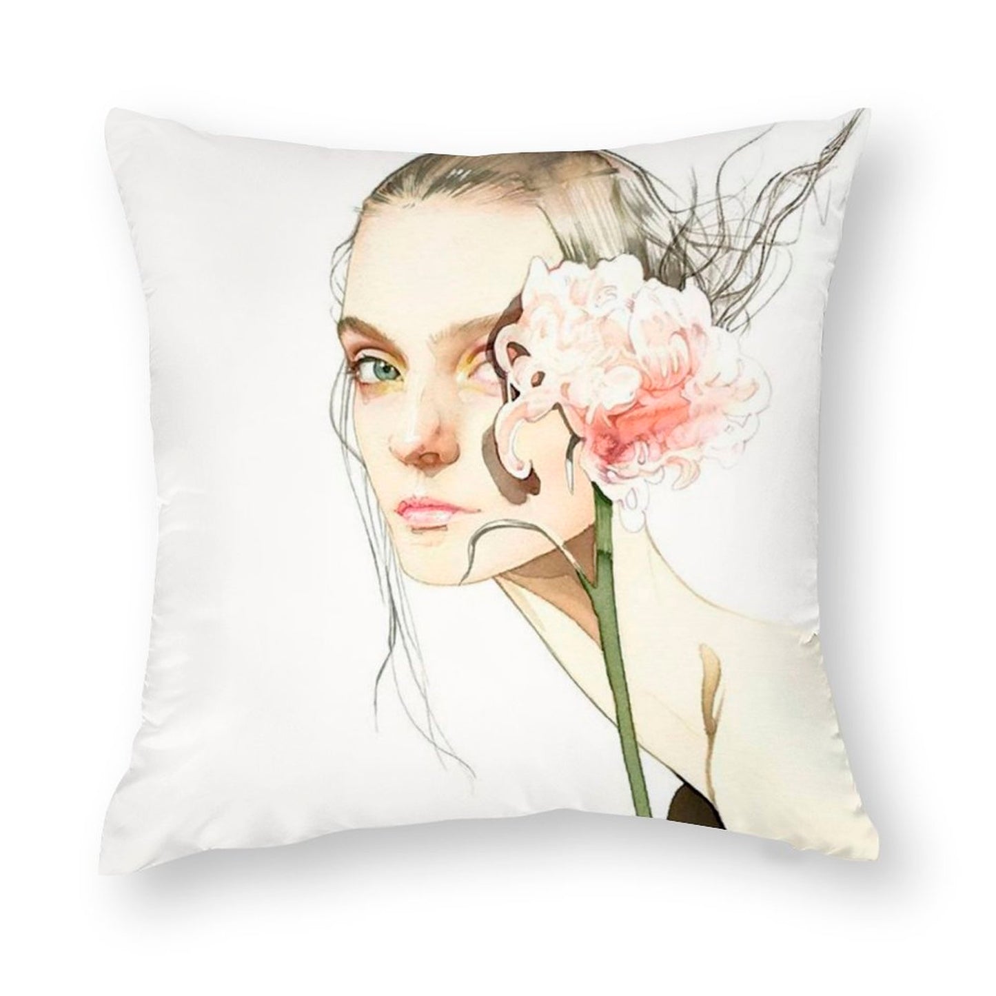 Online DIY Polyester Pillow Case Double-sided Printing Only Pillowcase