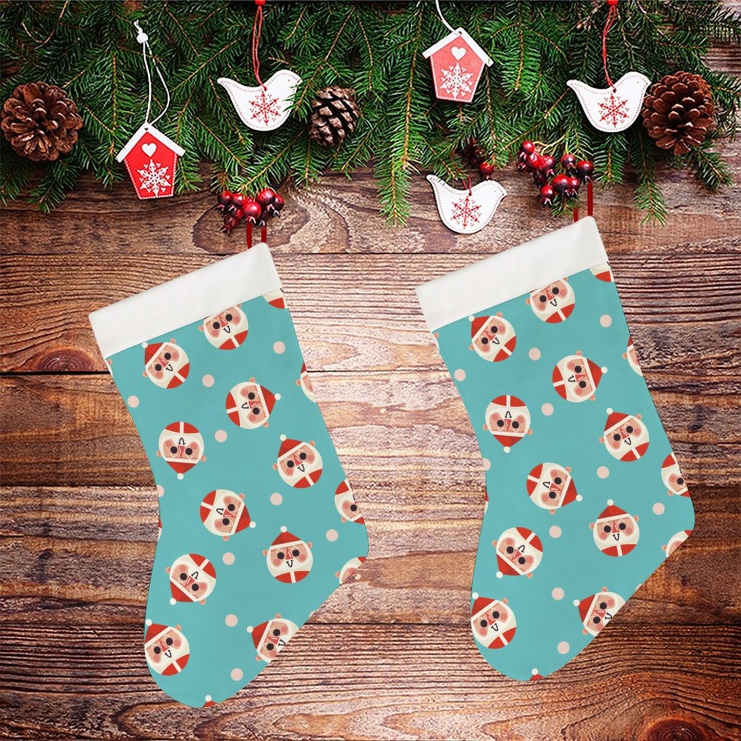 Online Customize Christmas Socks Santa Claus 26x42cm