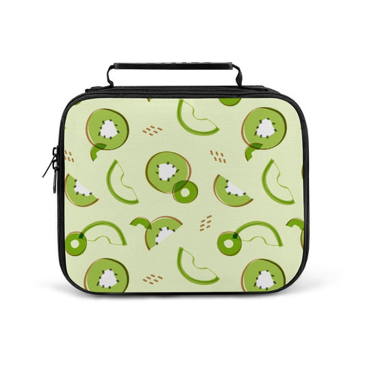 Online Custom Square Meal Package Kiwi Pattern Lunch Bag